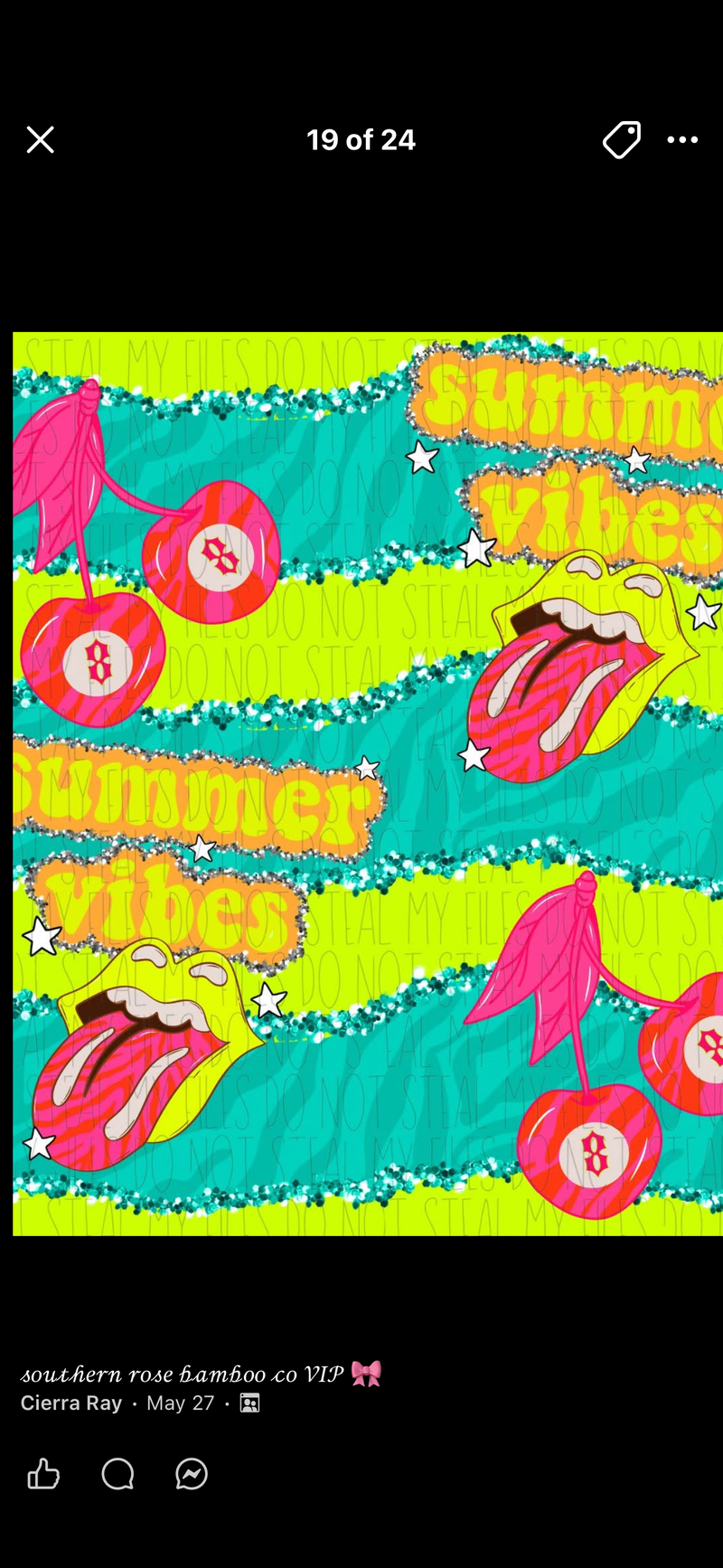22. Cherry Vibes Green